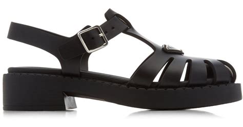 prada rubber fisherman sandals|fisherman sandals for women.